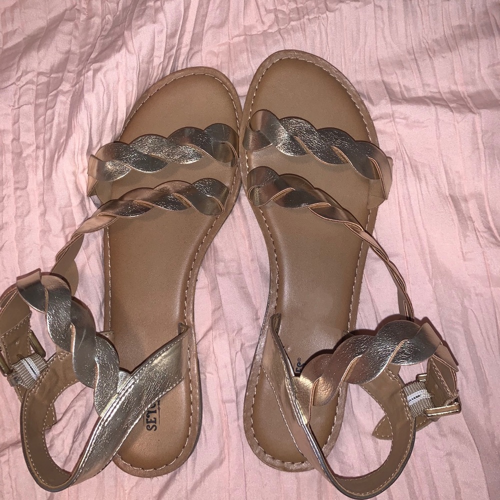 Gold Sandals